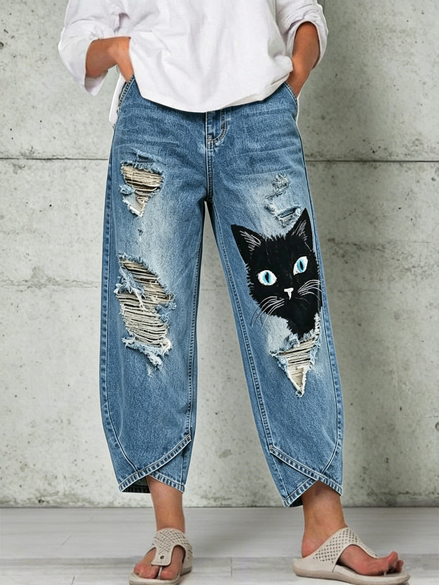 Pantalons pour femme à imprimé animalier