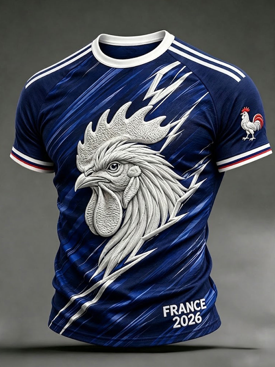 T-shirt manches courtes France Football pour homme
