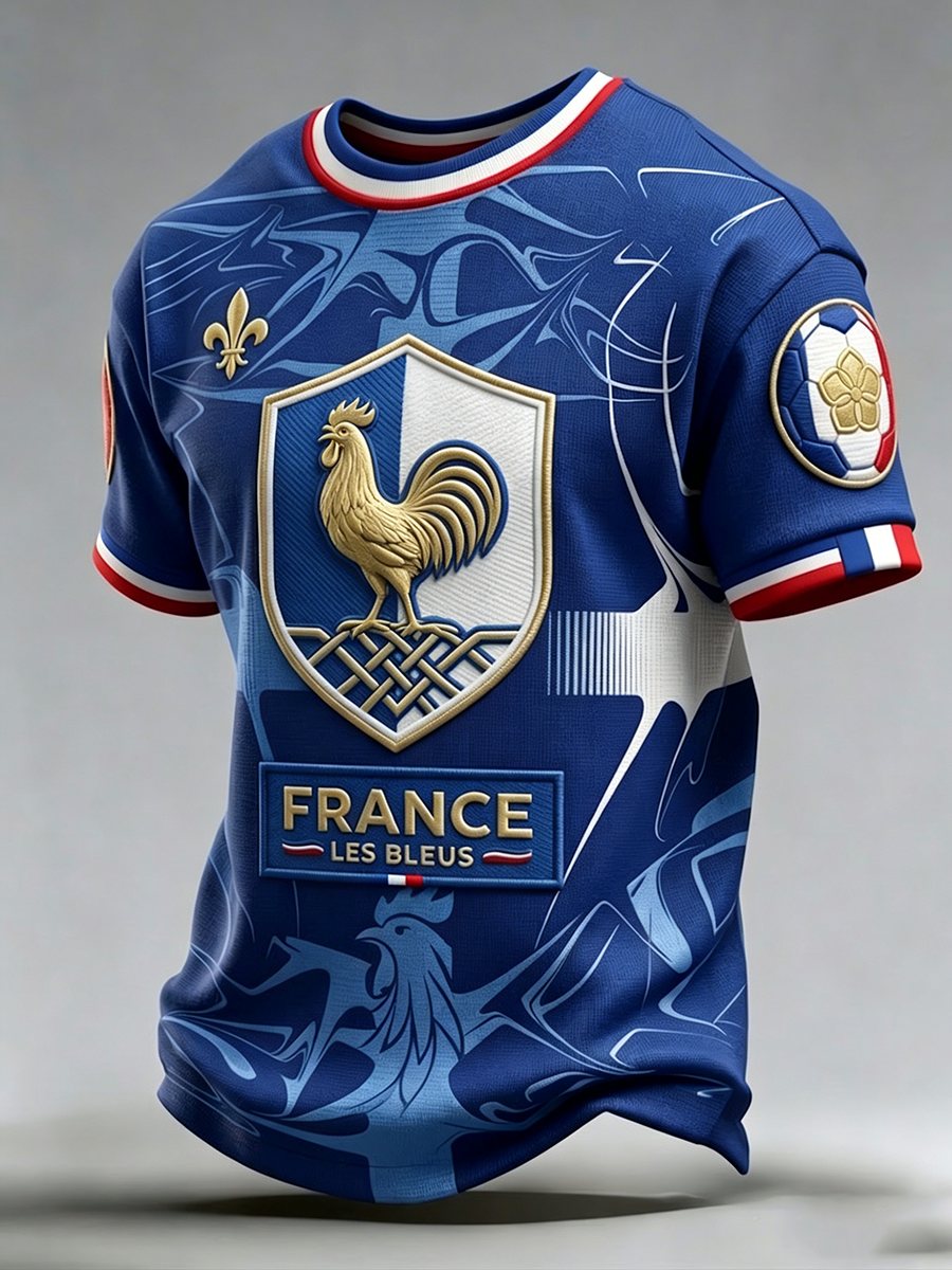 T-shirt manches courtes France Football pour homme