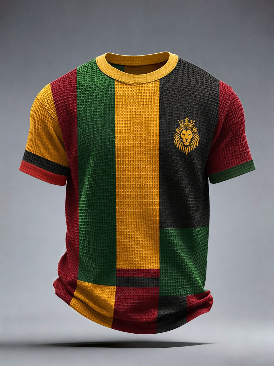 T-shirt Reggae Waffle Homme