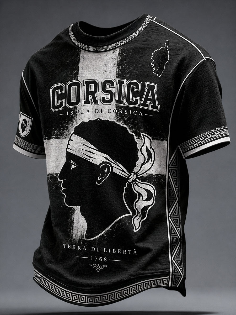 T-shirt à manches courtes Corse pour homme