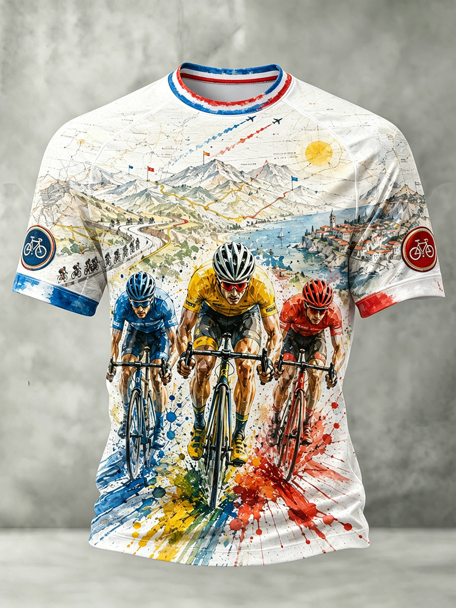 T-shirt à manches courtes France Tour De France Homme