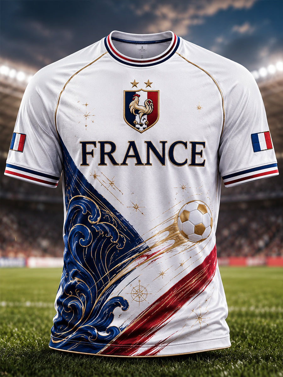 T-shirt manches courtes France Football pour homme
