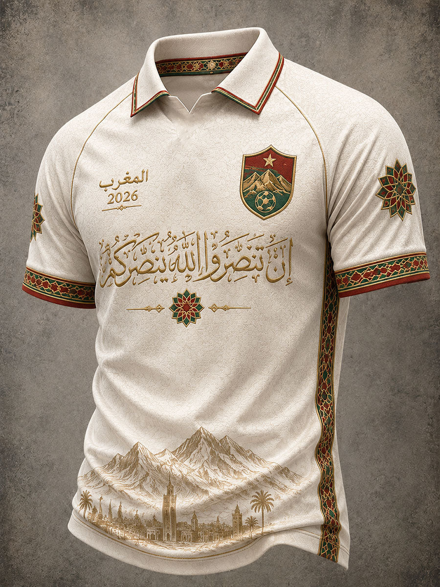 T-shirts de football pour hommes Maroc 2026