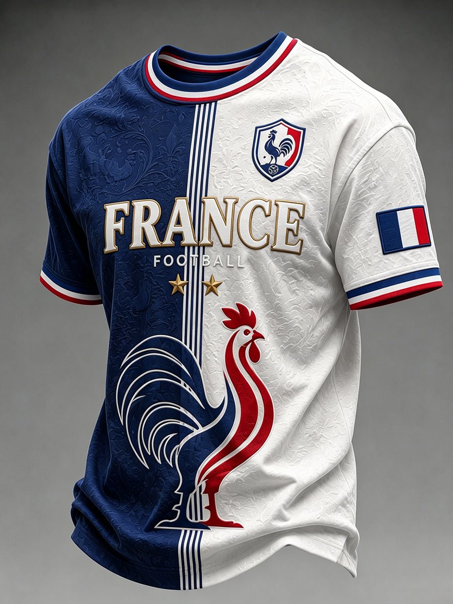 T-shirt manches courtes France Football pour homme