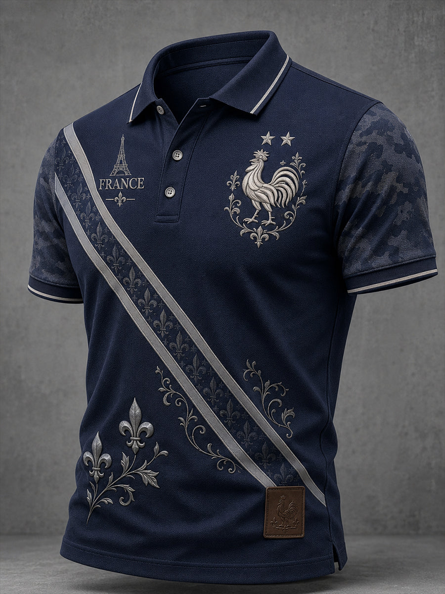 T-shirt manches courtes de football pour hommes, France
