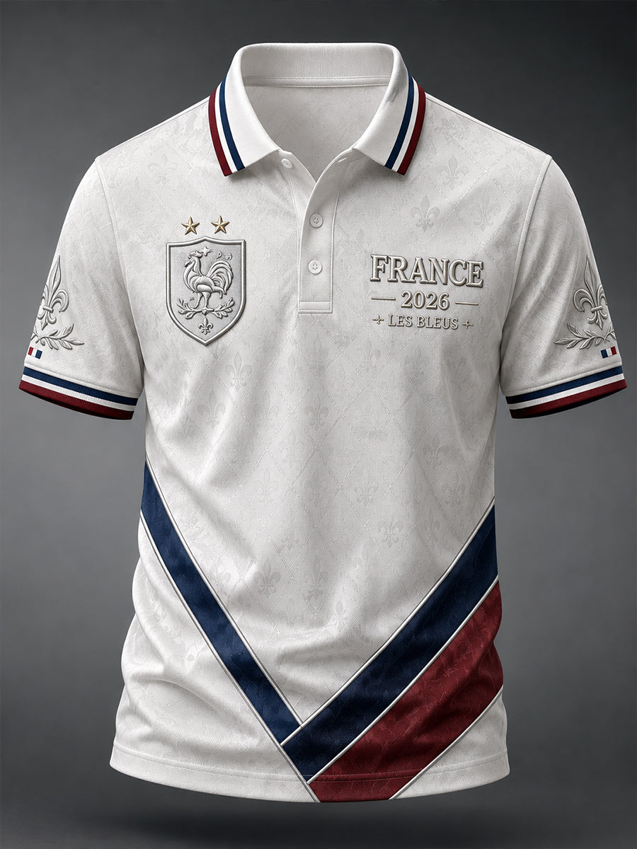 T-shirt manches courtes de football pour hommes, France
