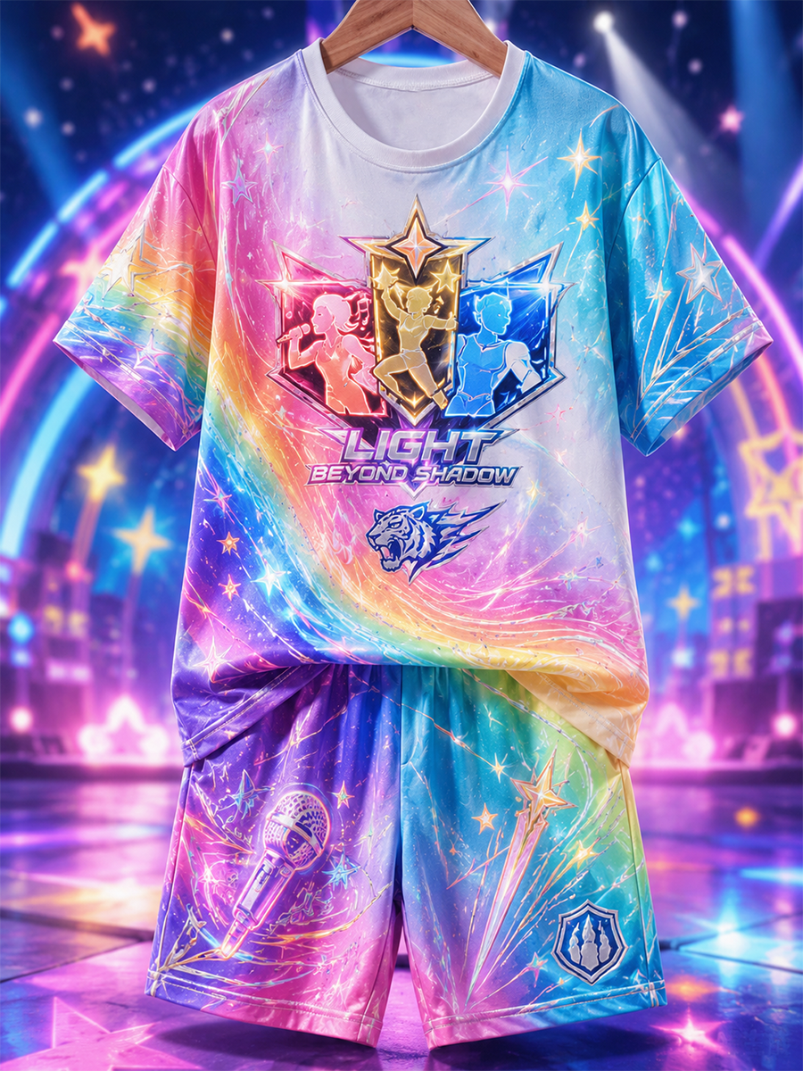 Kpop Demon Hunters Short-Sleeve Shirt Set