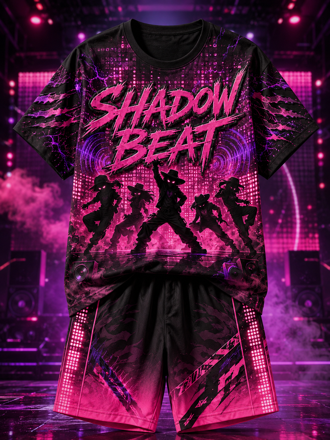Kpop Demon Hunters Short-Sleeve Shirt Set