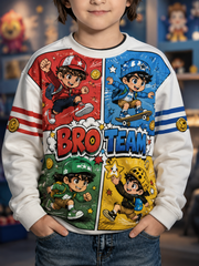 Super Mario Print Short Sleeve T-Shirt