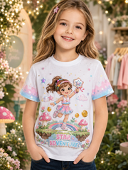 Super Mario Print Short Sleeve T-Shirt