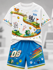Minecraft Short-Sleeve Shirt Set