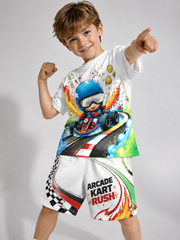 Super Mario Short-Sleeve Shirt Set