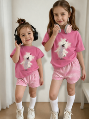 Interesting Animals Short-Sleeve Shirt Set