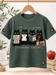 Back-To-School Season Print Short Sleeve T-Shirt