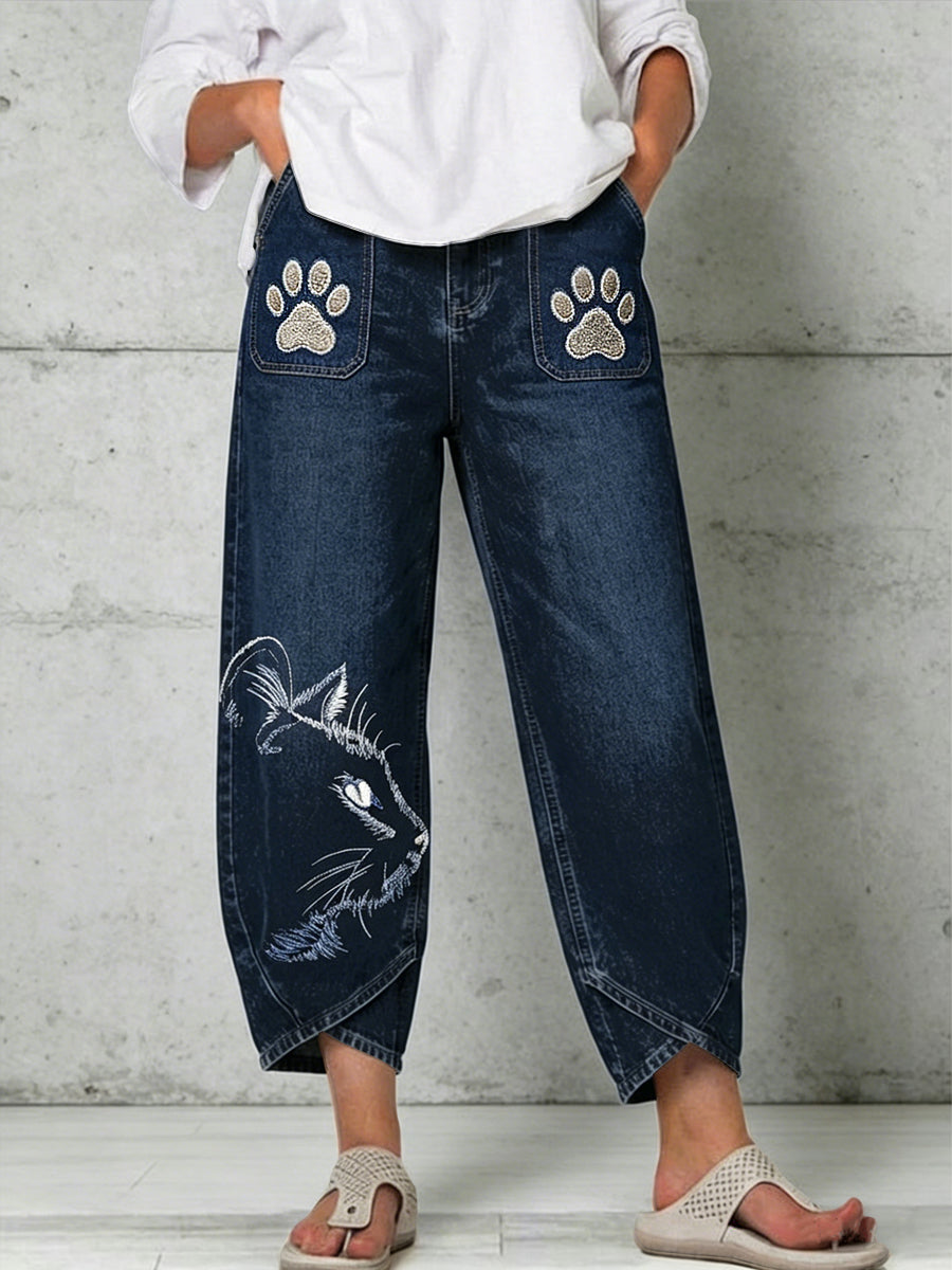 Pantalons pour femme à imprimé animalier