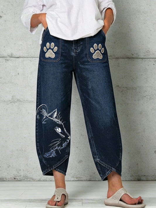 Pantalons pour femme à imprimé animalier