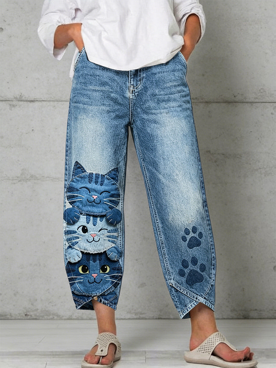 Pantalons pour femme à imprimé animalier