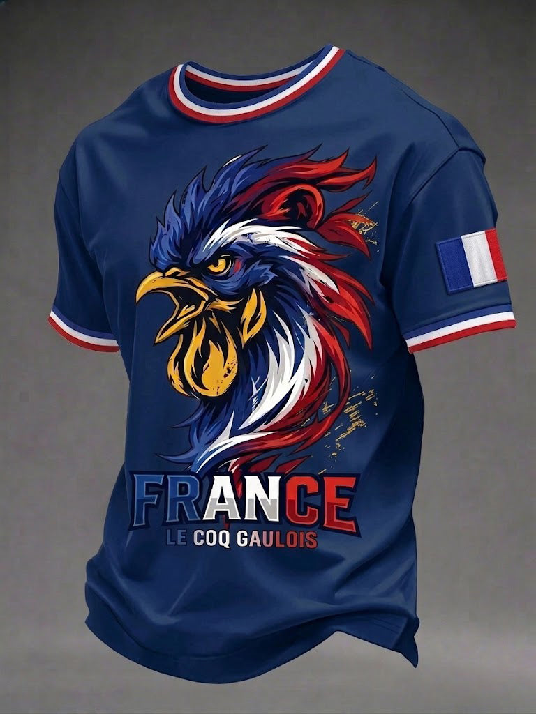 T-shirt imprimé France pour homme