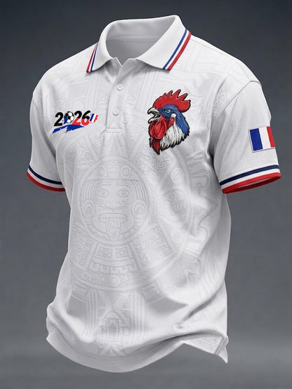 Chemise imprimée France pour homme