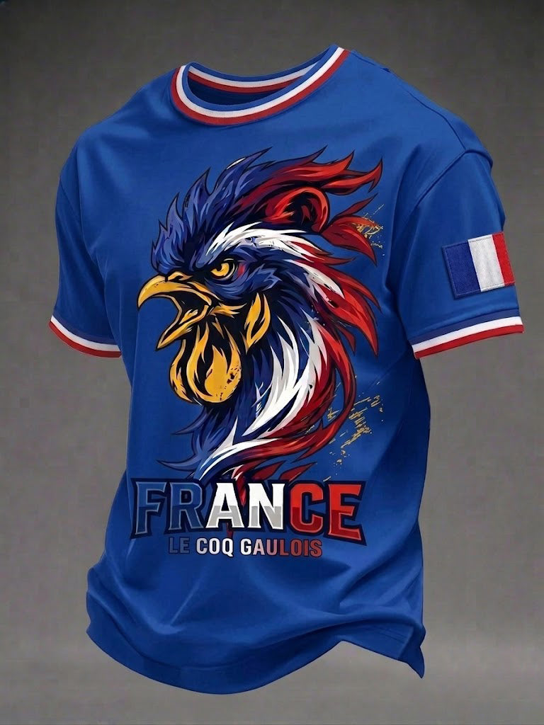 T-shirt imprimé France pour homme