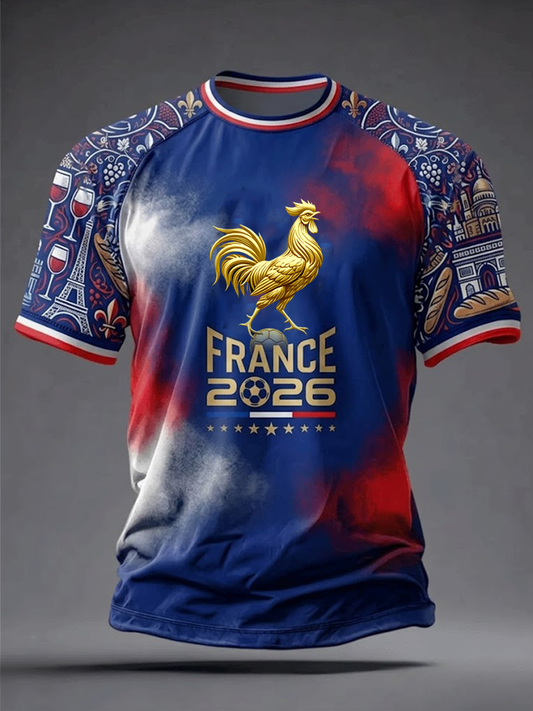 T-shirt manches courtes France Football pour homme