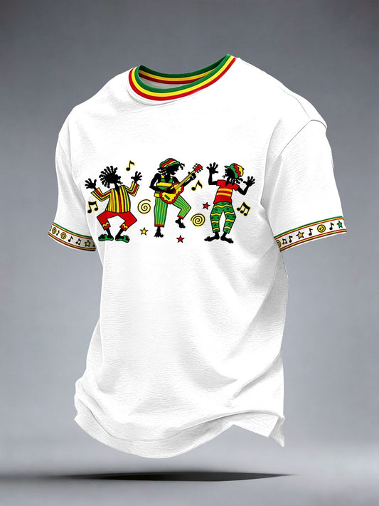 T-shirt Reggae Music Art Print pour homme