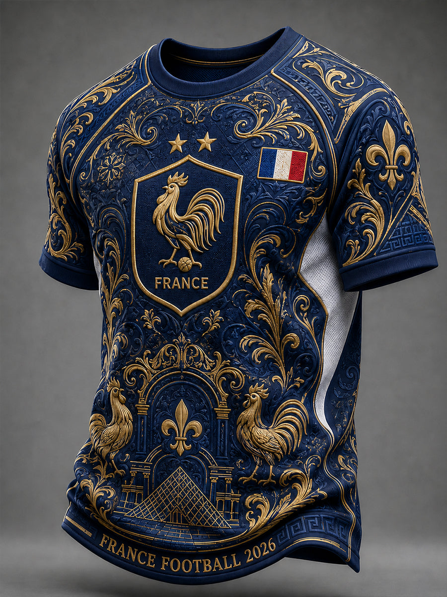 T-shirt manches courtes France Football pour homme