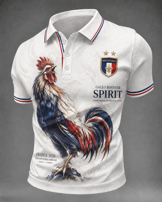 Chemise pour hommes France Football imprimée