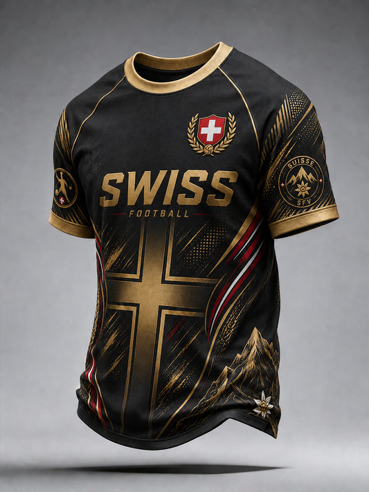 Tee-shirt Homme Manches Courtes Imprimé Football