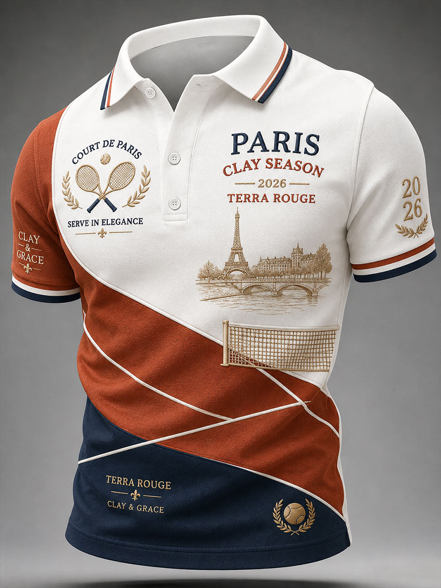 Chemise de tennis pour hommes de la série Franch