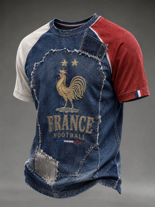 T-shirt manches courtes France Football pour homme