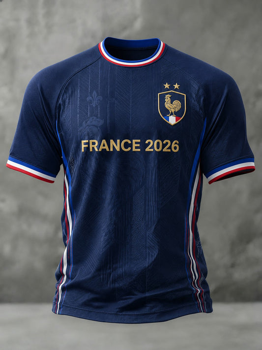 T-shirt homme imprimé France Football