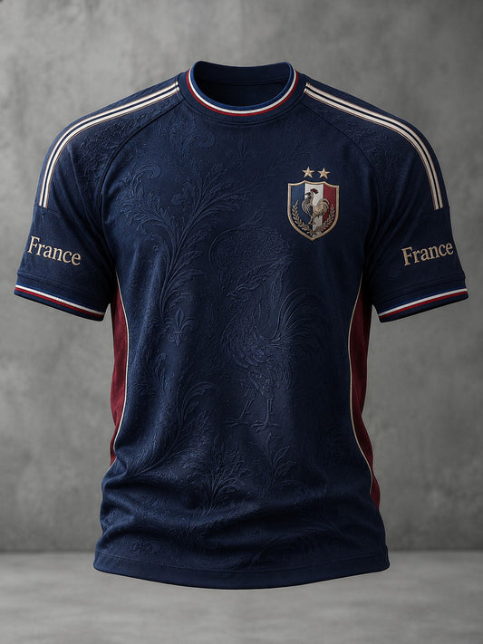 T-shirt homme France Football imprimé