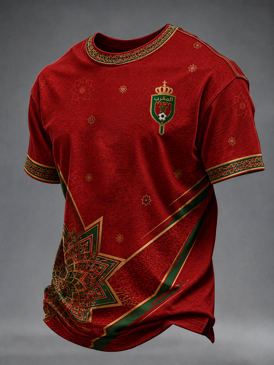 T-shirt homme MAROC à manches courtes imprimé