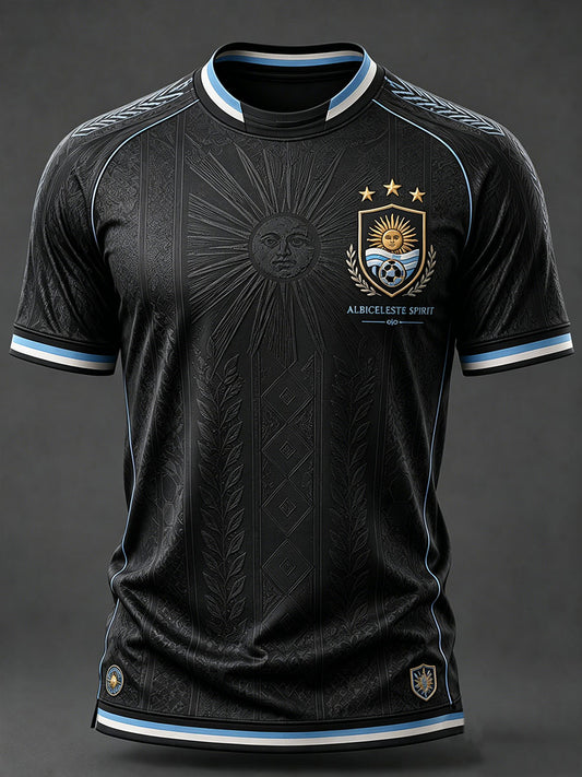 T-shirt à manches courtes Argentina Football pour homme