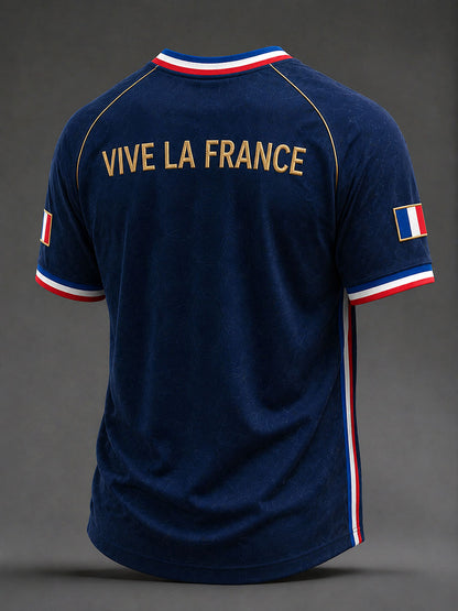 T-shirts de football français pour hommes