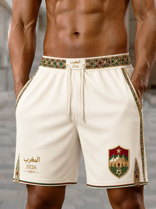 Shorts de football pour hommes Maroc 2026