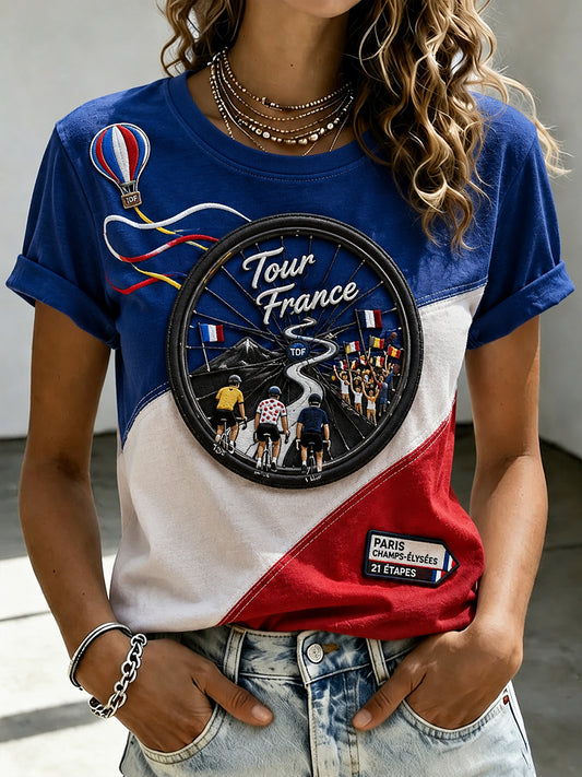 T-shirt manches courtes du Tour de France féminin