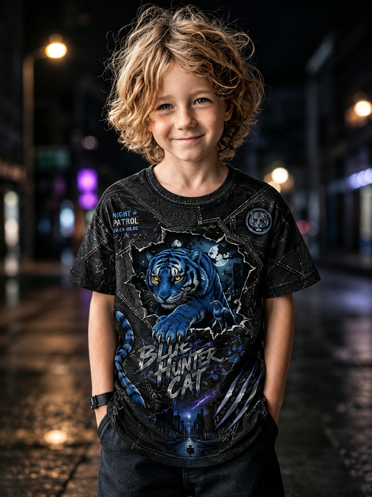 Kpop Demon Hunters Print Short Sleeve T-Shirt