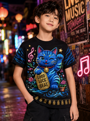 Kpop Demon Hunters Print Short Sleeve T-Shirt