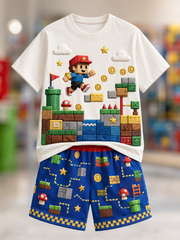 Super Mario Short-Sleeve Shirt Set