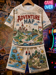 Super Mario Bros Short-Sleeve Shirt Set