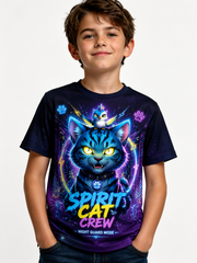 Kpop Demon Hunters Print Short Sleeve T-Shirt