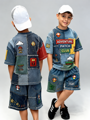 Super Mario Short-Sleeve Shirt Set