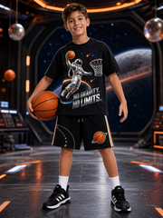 Sport Style Short-Sleeve Shirt Set
