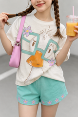Interesting Animals Short-Sleeve Shirt Set