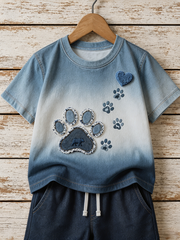 Interesting Animals Print Short Sleeve T-Shirt