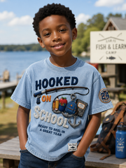 Back-To-School Season Print Short Sleeve T-Shirt
