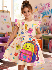 Children's Back-To-School Season Casual Dress